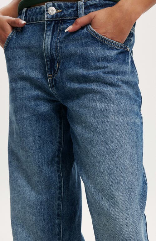 Cotton On Low Rise Straight Jean In Pure Blue