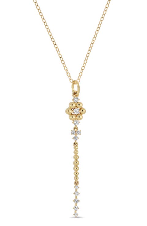 Mykonos Diamond Lariat Necklace