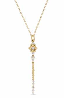 Mykonos Diamond Lariat Necklace