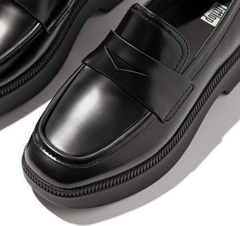 FitFlop F-Luma Platform Wedge Penny Loafer (Women) | Nordstrom