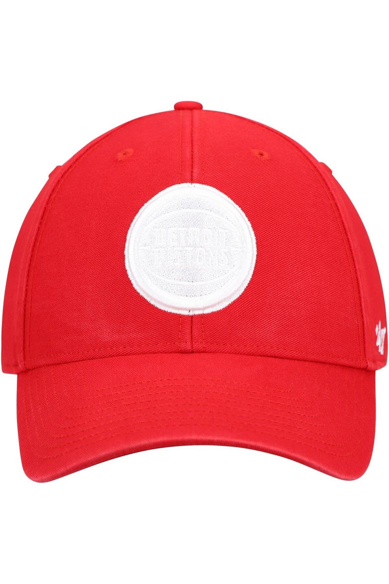 Men's '47 Red Detroit Pistons MVP Legend Adjustable Hat, Alternate, color, Red