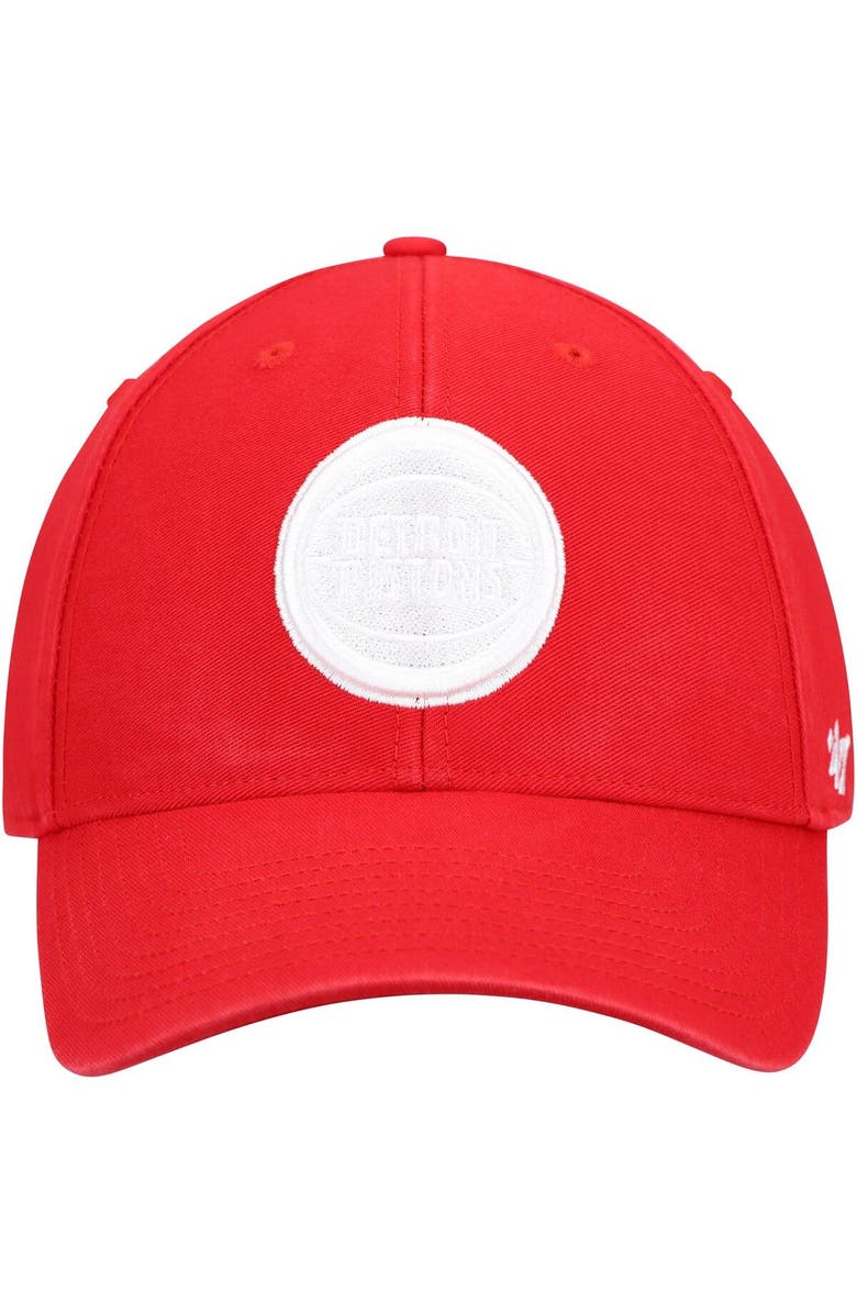 '47 Men's '47 Red Detroit Pistons MVP Legend Adjustable Hat, Alternate, color, 