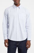 GUESS JEANS Regular Fit Stripe Cotton Button-Up Shirt