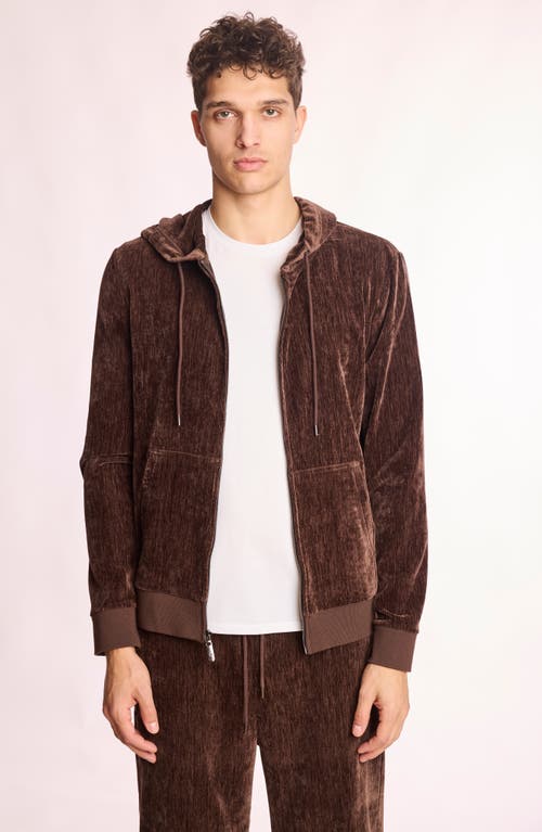 Paisley & Gray Men's Zippered Hoodie In Brown