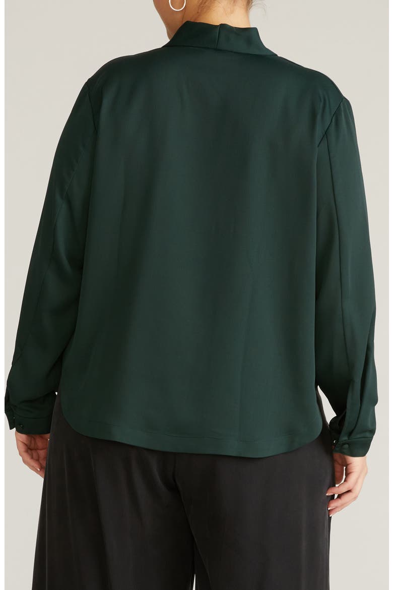 Cambria Pebble Georgette Top, Alternate, color, SCARAB
