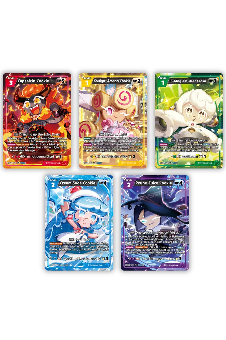 CookieRun Braverse Trading Card Game - Arena of Glory Booster - 4 Pack, Alternate, color, Multicolored