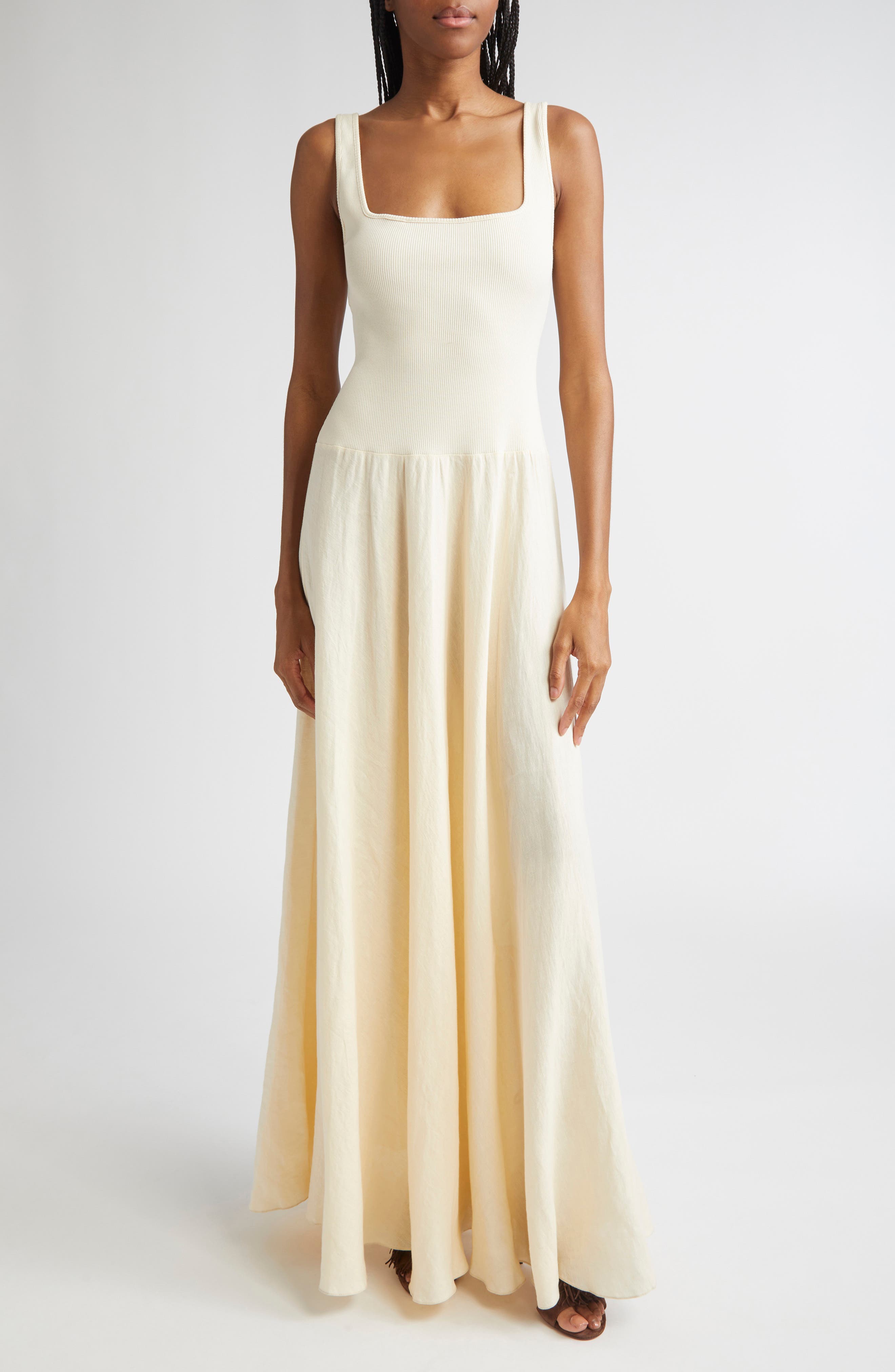 Johanna Ortiz Mariner Mixed Media Maxi Dress (Women) | Nordstrom