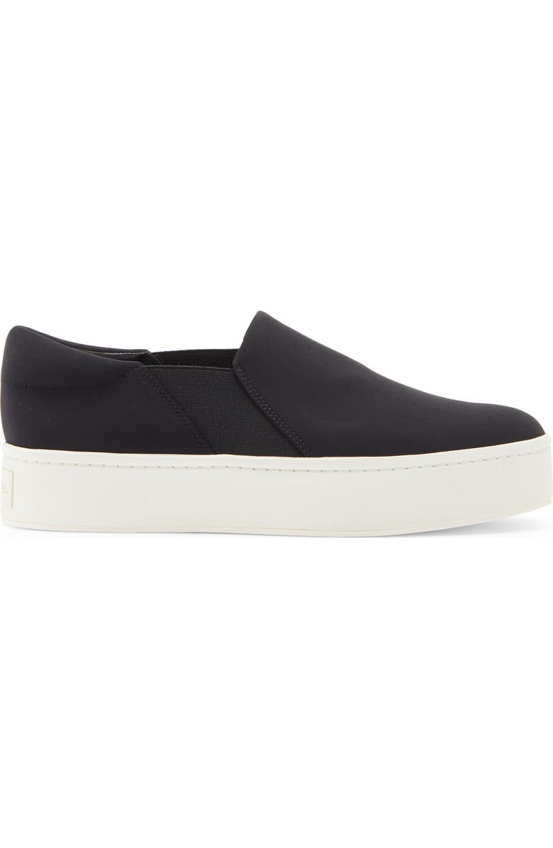 Vince Warren Platform Slip-On Sneaker, Alternate, color, Black