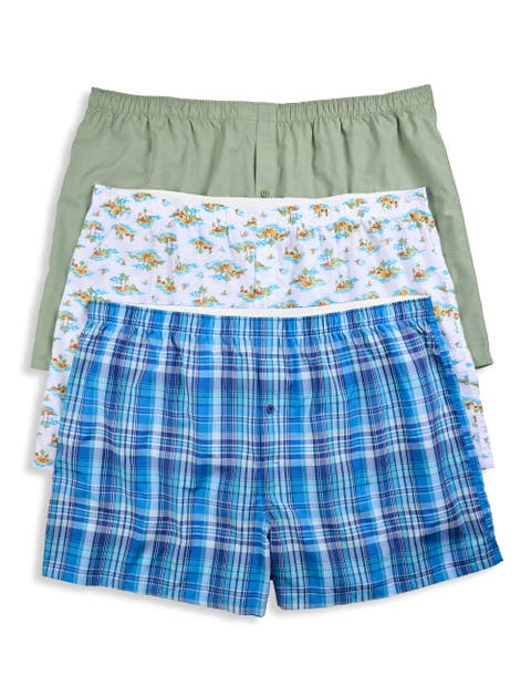Big & Tall 3-pk Sail Away Woven Boxers