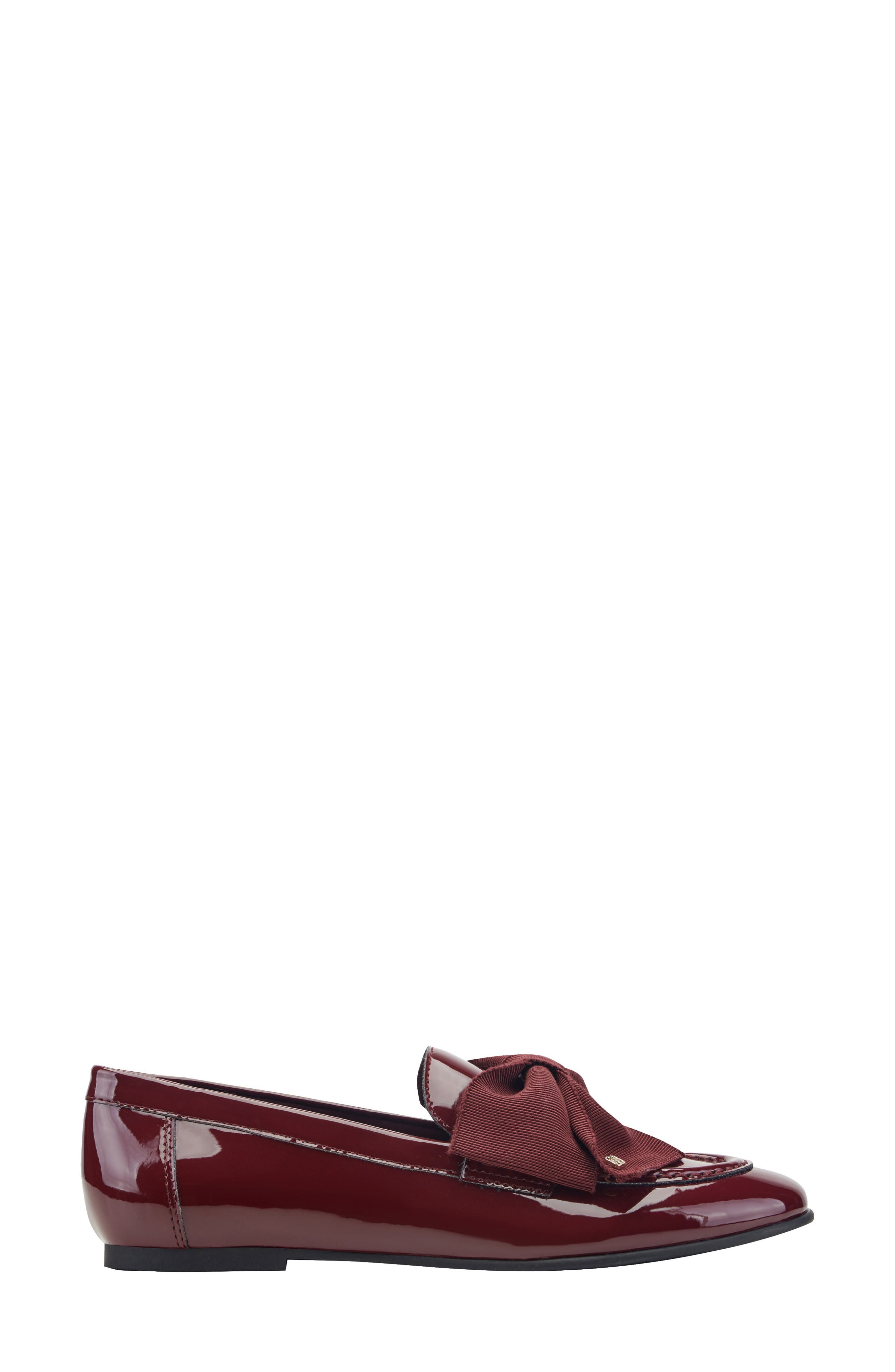 Dreem Faux Leather Loafer, Alternate, color, DARK RED