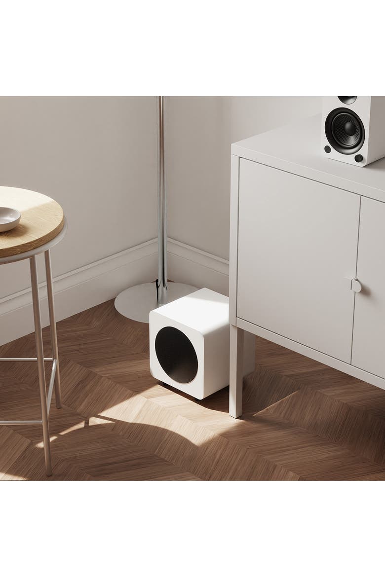 SUB6 6 In Sealed Powered Subwoofer, Alternate, color, Matte White