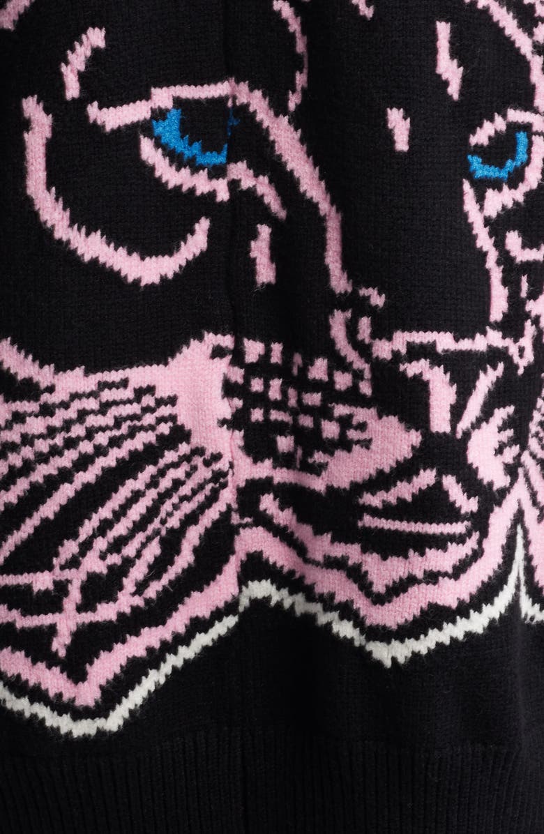 Dressed in Lala Karma Panther Oversize Cardigan, Alternate, color, Black