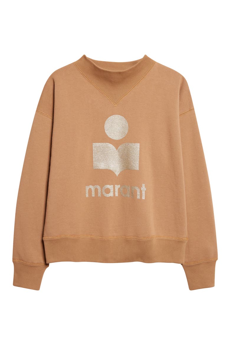 Moby Graphic Sweatshirt, Alternate, color, CAMEL/ GOLD