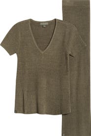 Barefoot Dreams® CozyChic® Ultra Lite® Rib Culotte Lounge Set