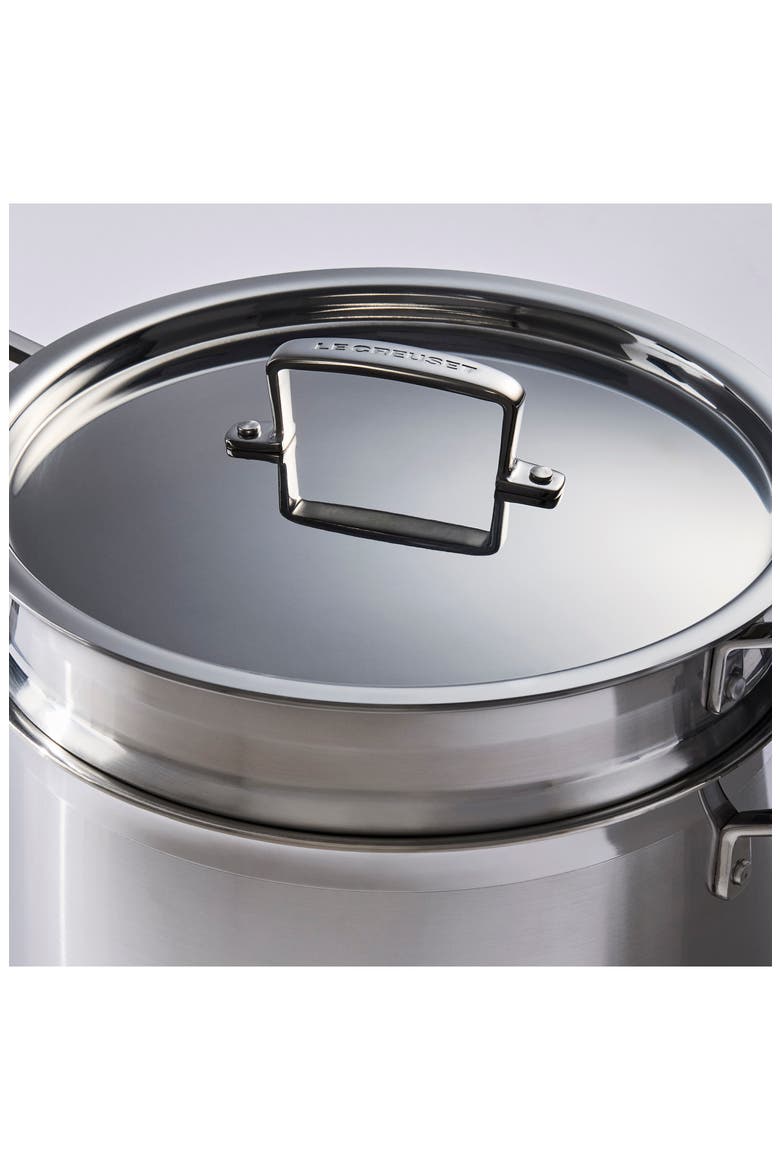 7.5-Quart Classic Stainless Steel Pasta Pot with Colander Insert, Alternate, color, STAINLESS STEEL