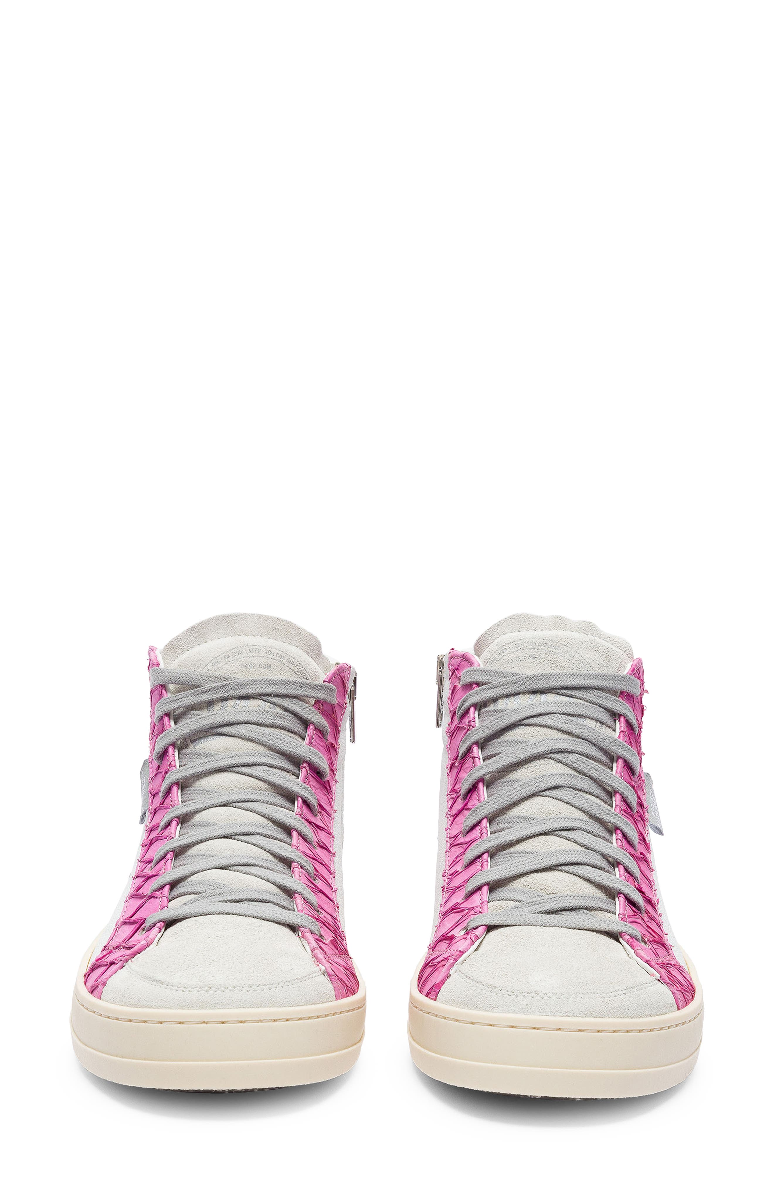 P448 Project Sustainability Skate High Top Sneaker, Alternate, color, New Pink