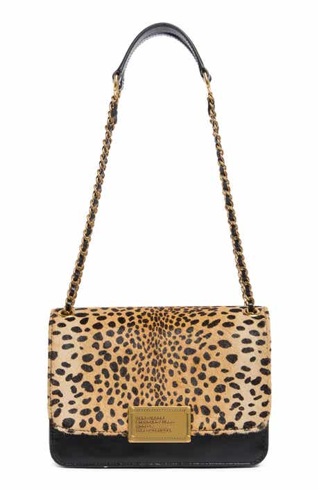 Leather & Hair Calf Shoulder Bag