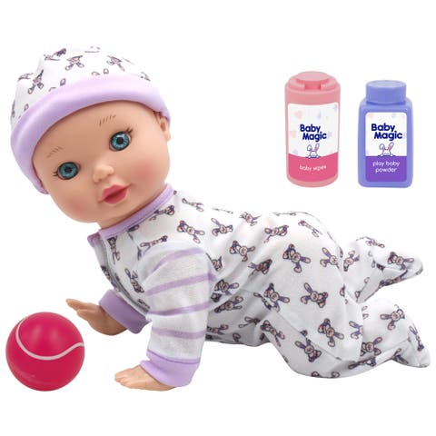 Crawling Baby 10" Baby Doll Playset, 2+