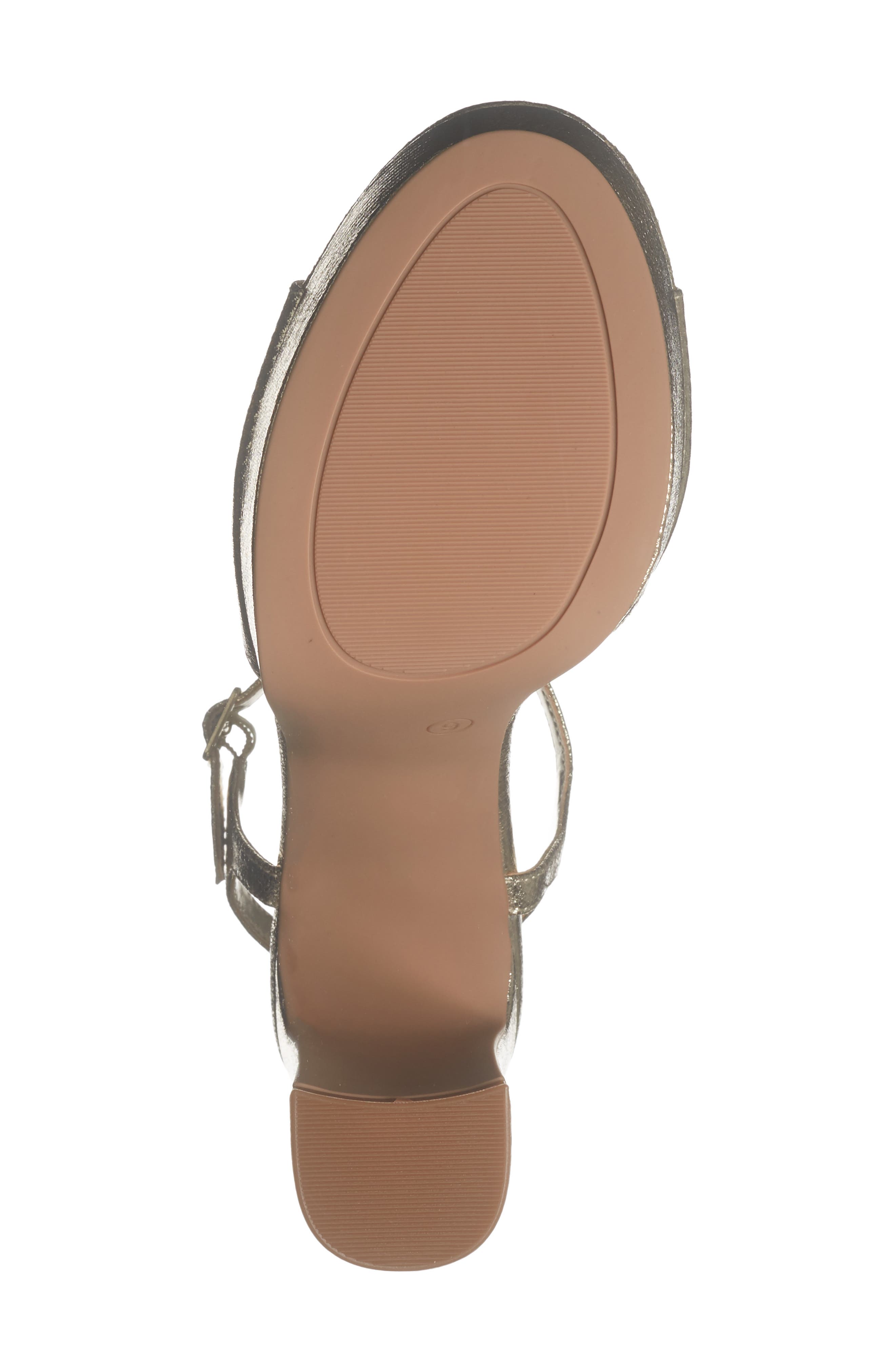 Vamika Platform Ankle Strap Sandal, Alternate, color, GOLD LIGHT METALLIC