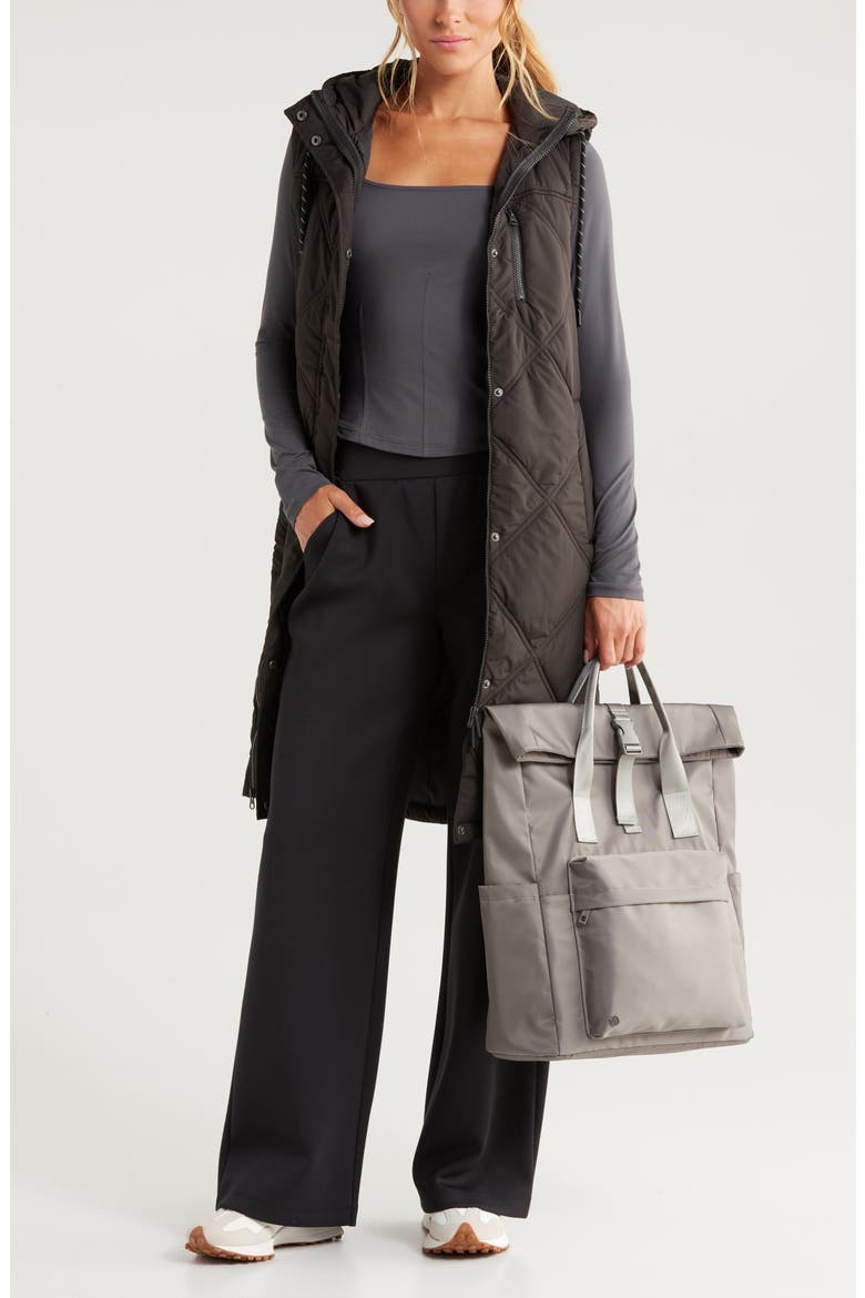 Contour Seam Knit Top, Alternate, color, GREY FORGED