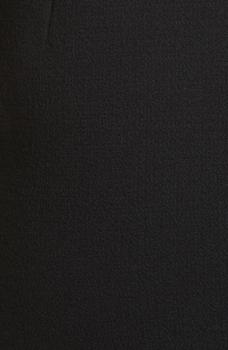 Lafayette 148 New York Shandy Lace Trim Wool Dress, Alternate, color,