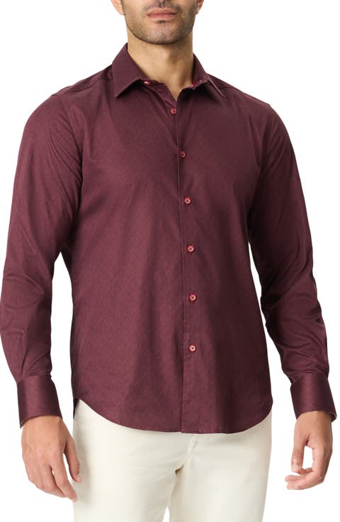 Dimella Tailored Jacquard Shirt