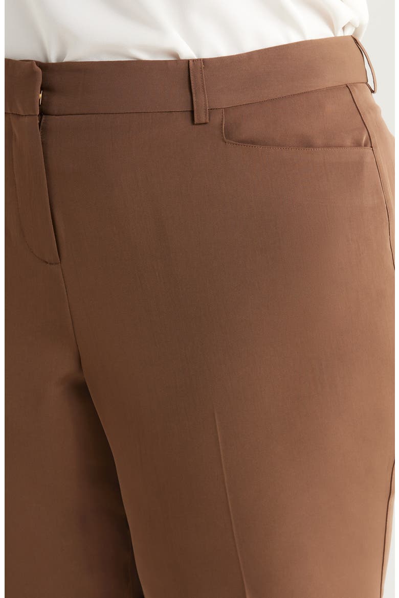 Brushed Woven Straight Leg Pants, Alternate, color, PUTTY