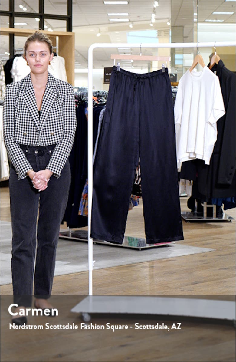 Olina Wide Leg Silk Pants, sales video thumbnail