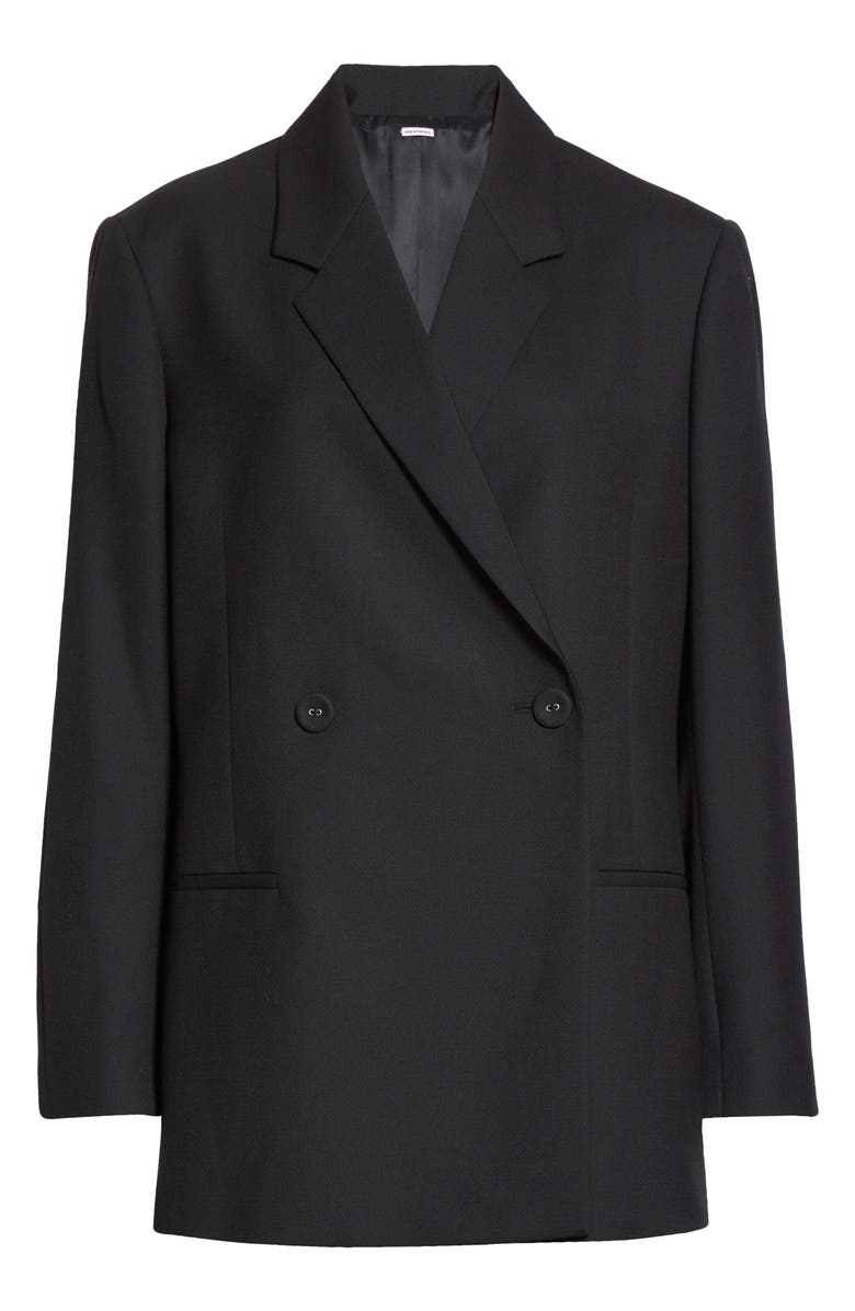 TOTEME Loreo Oversize Double Breasted Wool Blazer, Alternate, color, 