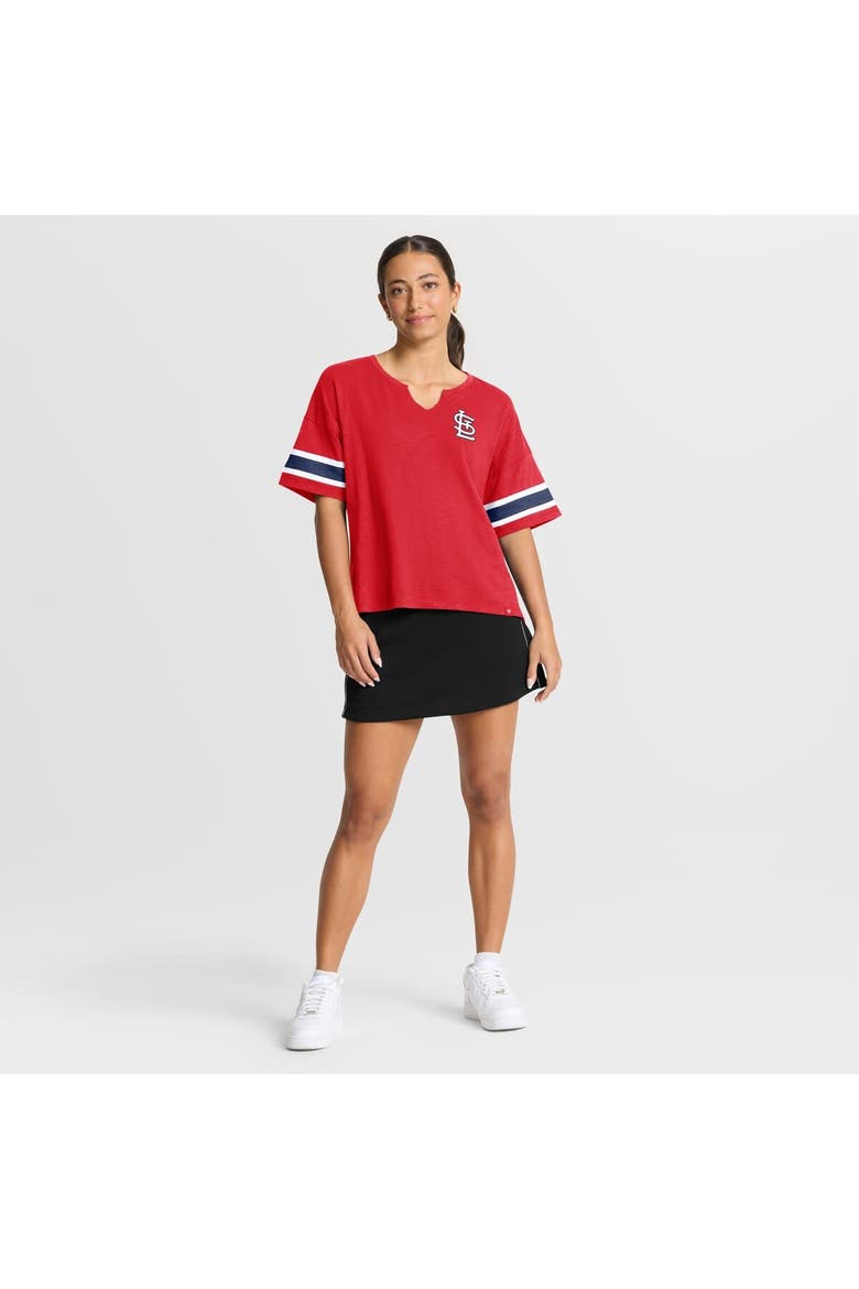 Women's Fanatics Red St. Louis Cardinals Curl Route T-Shirt, Alternate, color, Red