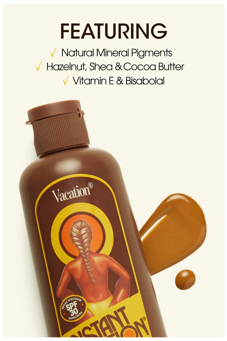 Instant Vacation Bronzing Lotion SPF 30 Body Sunscreen, Alternate, color, NO COLOR