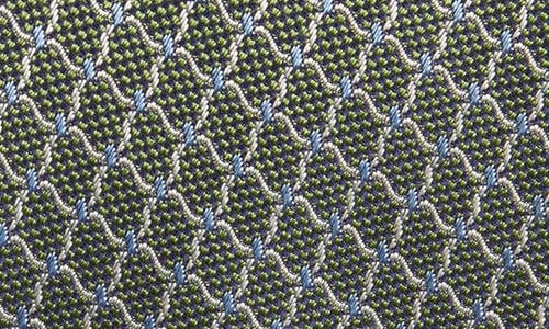 David Donahue Neat Silk Tie In Green