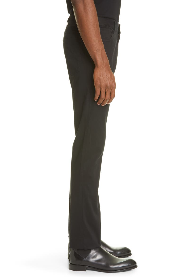 Comfort Slim Jeans, Alternate, color, BLACK