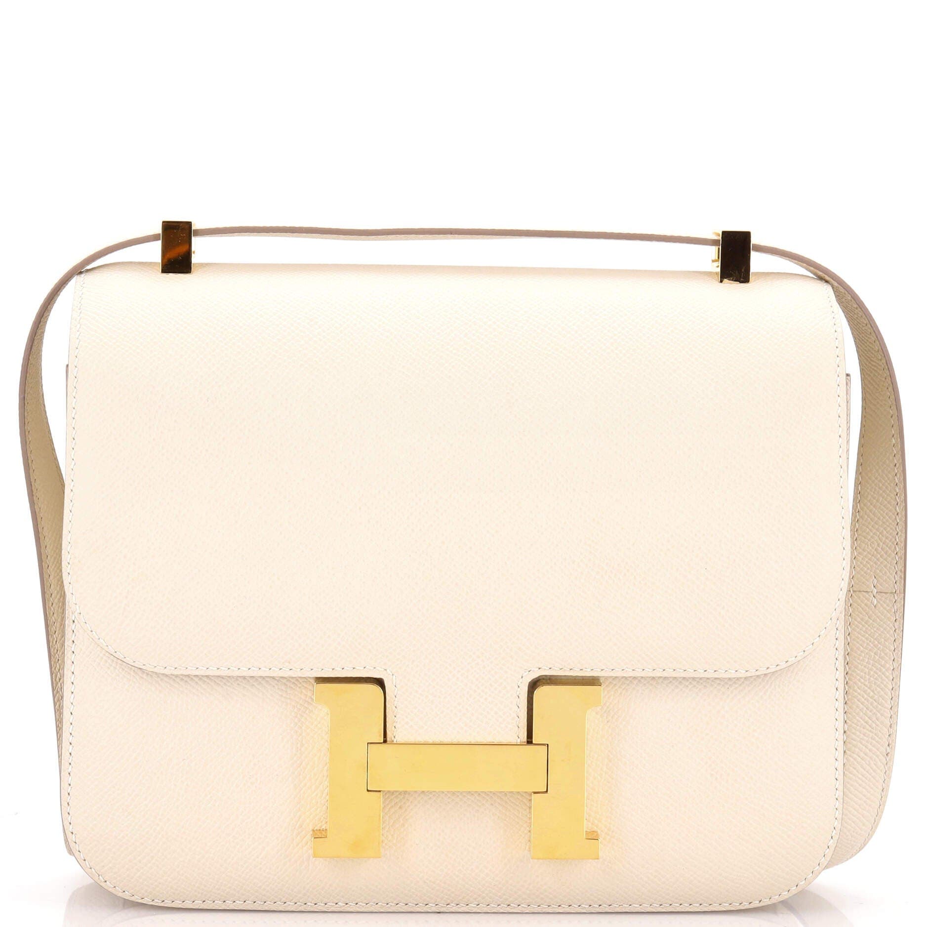 Pre-Owned Hermes Constance Bag Epsom 24, Main, color, Craie