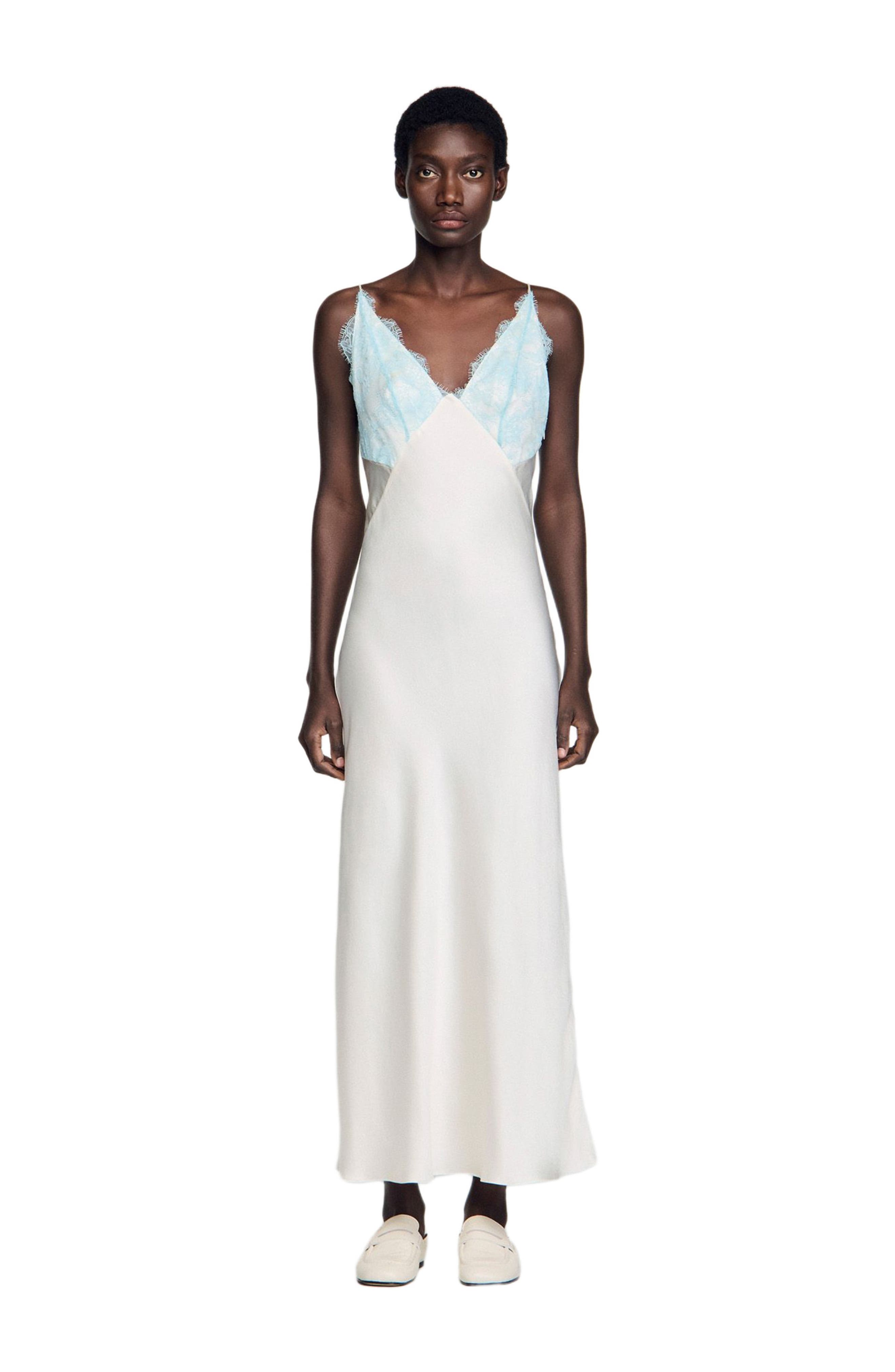 Lingerie-style maxi dress