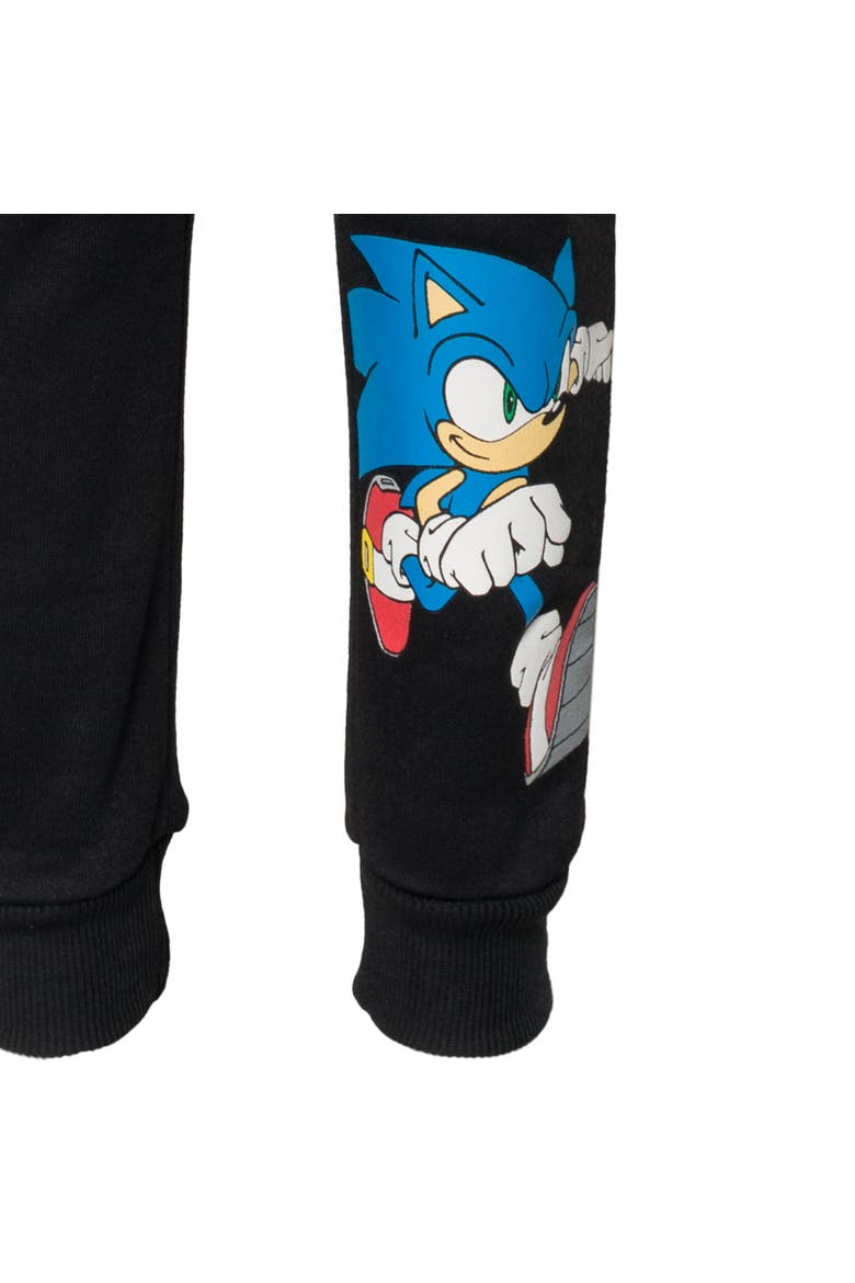 Sonic the Hedgehog 2-Piece Fleece Hoodie and Pants Set, Alternate, color, Sonic Red Black