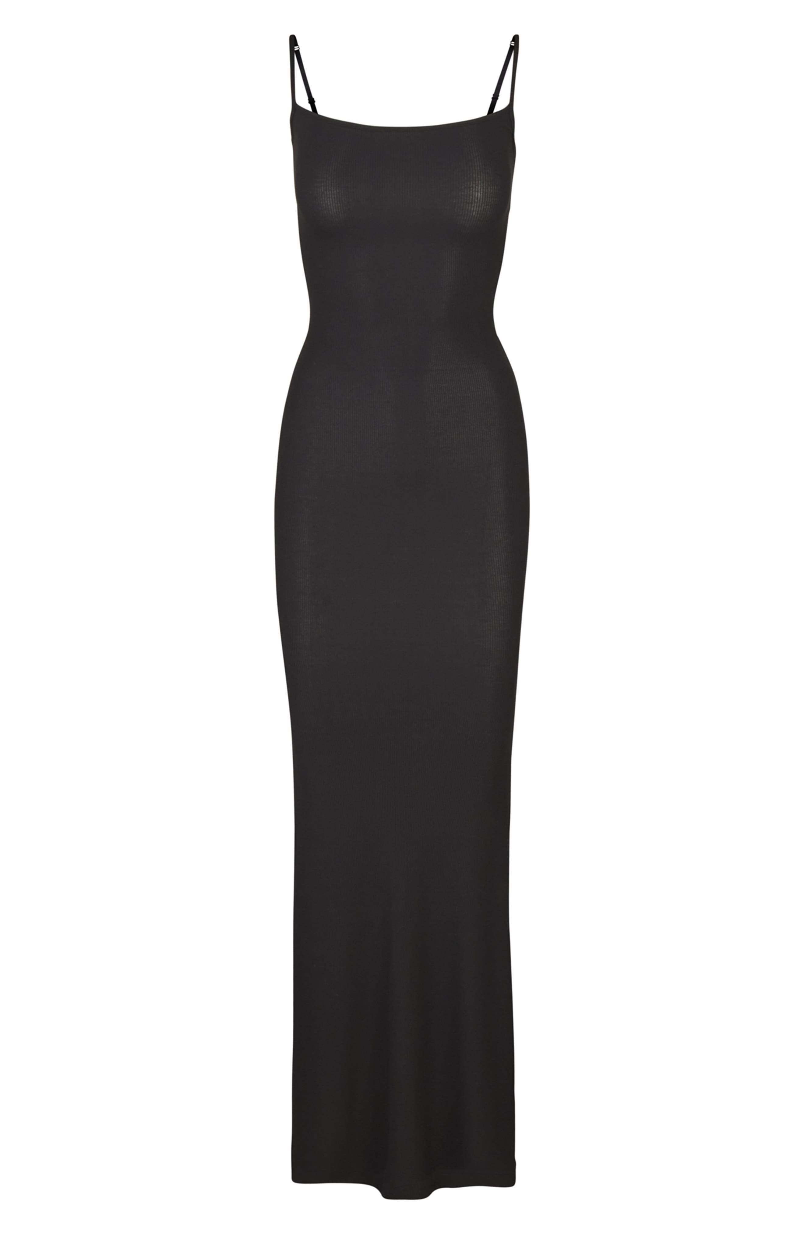 skims petite long slip dress SKIMS Soft Lounge Long Slip Dress