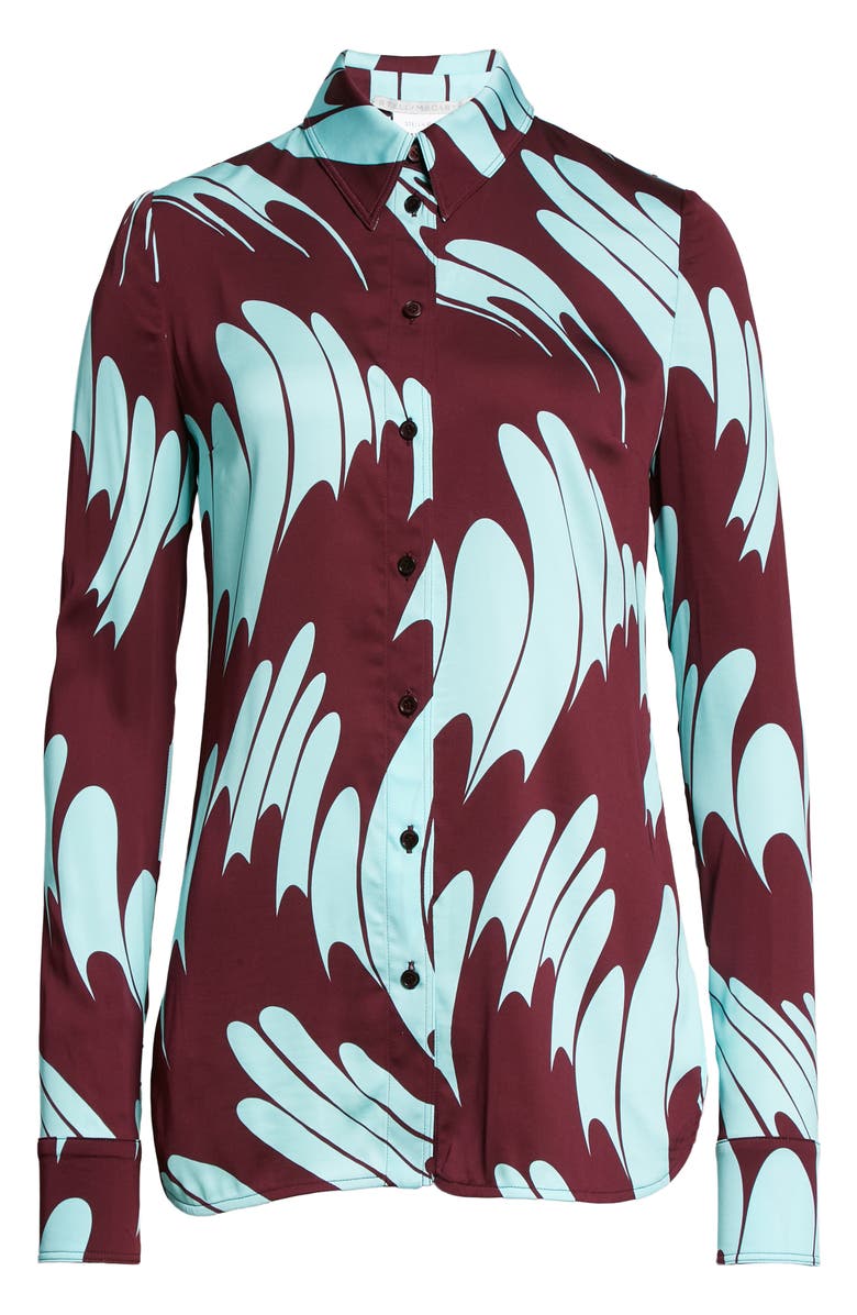 Stella McCartney Daria Print Button-Up Shirt, Alternate, color,