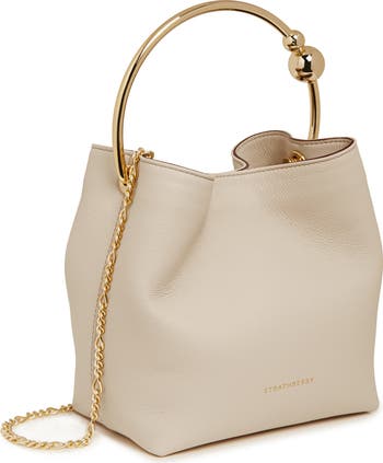 Strathberry The Circus Top Handle Leather Bucket Bag | Nordstrom