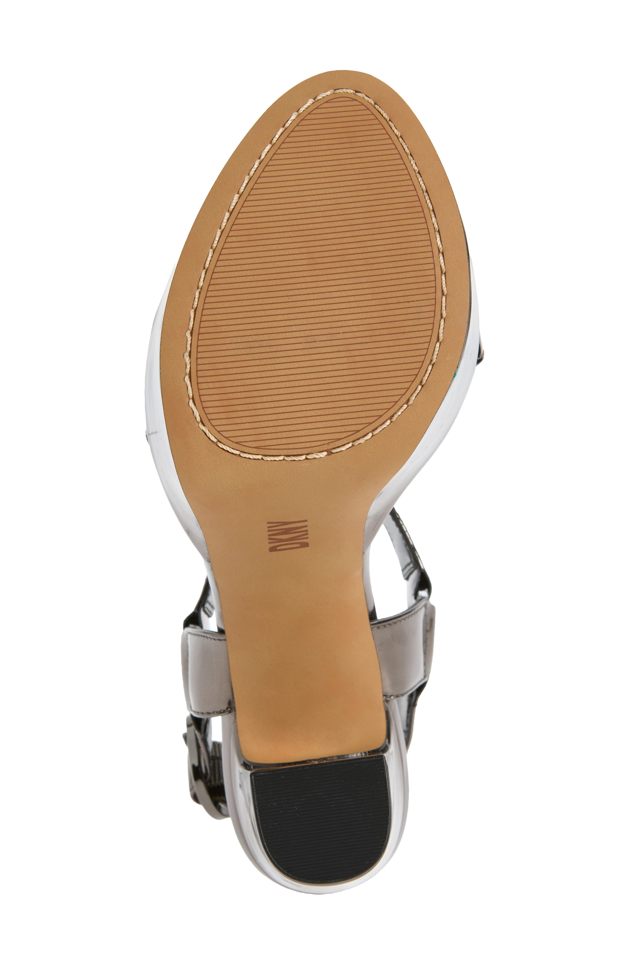 DKNY Shila Platform Sandal, Alternate, color, Dark Gunmetal