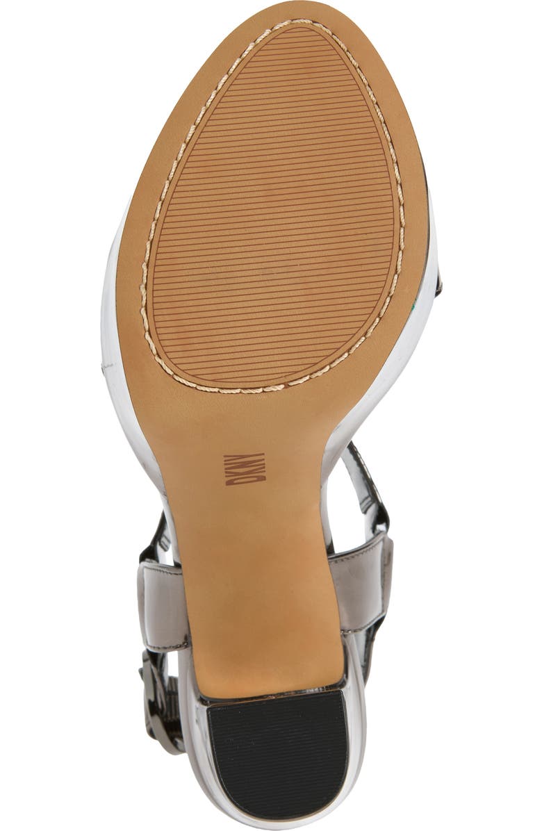 DKNY Shila Platform Sandal, Alternate, color, Dark Gunmetal