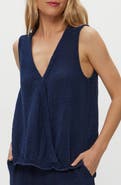 Michael Stars Kate Surplice Sleeveless Top
