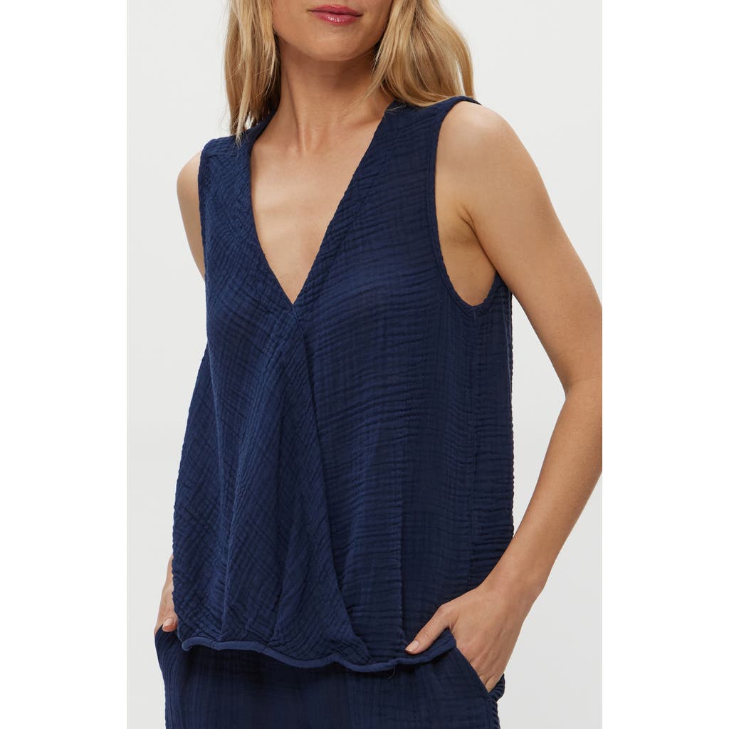 Michael Stars Kate Surplice Sleeveless Top