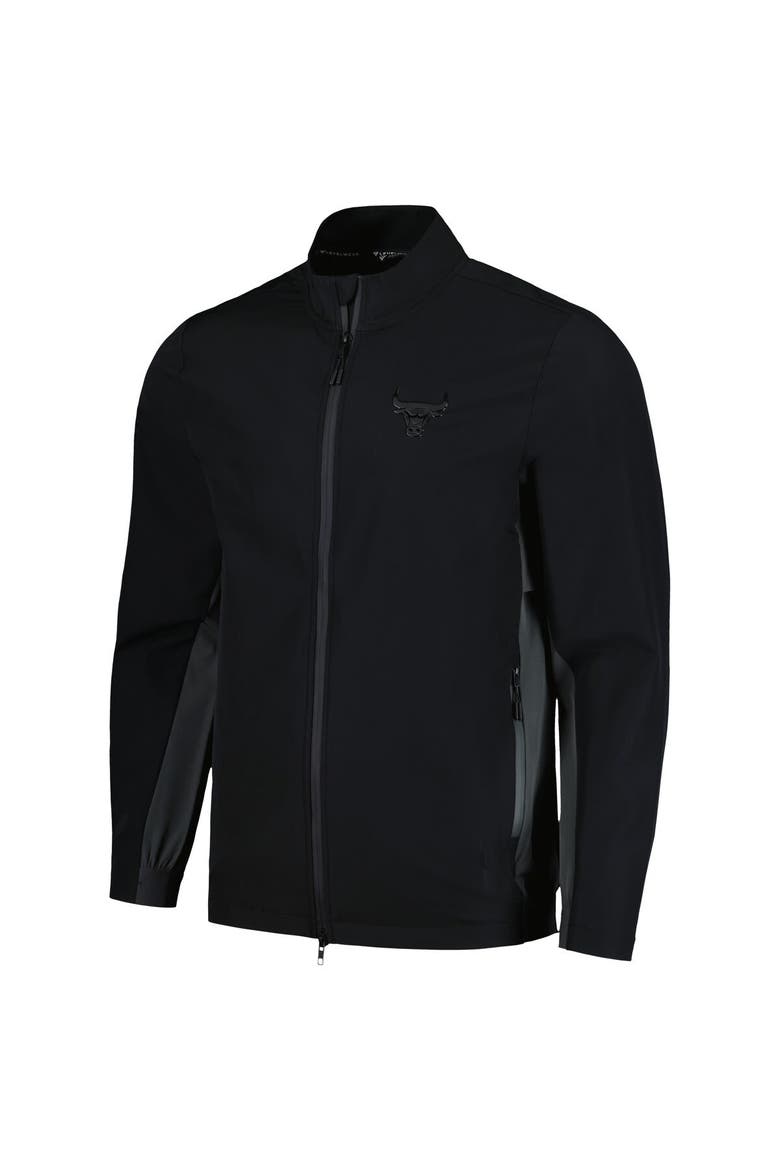 Men's Levelwear  Black Chicago Bulls Harrington Full-Zip Jacket, Alternate, color, Black