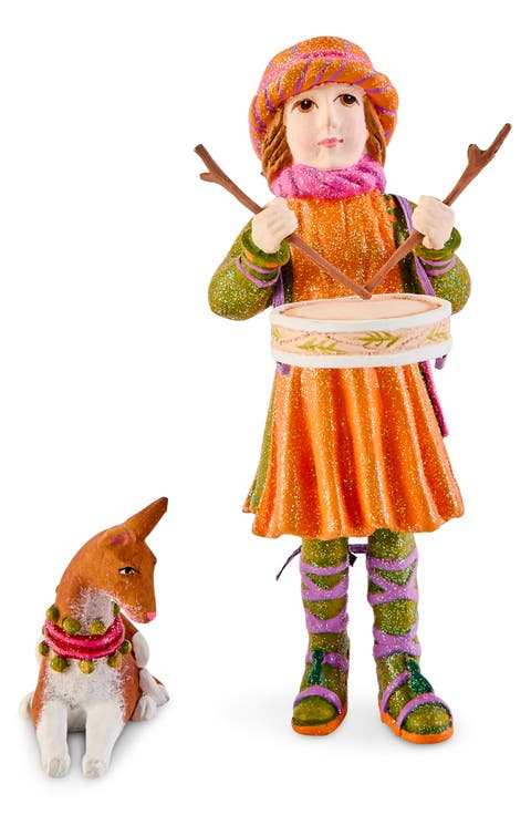Patience Brewster Nativity Little Drummer Boy Ornament