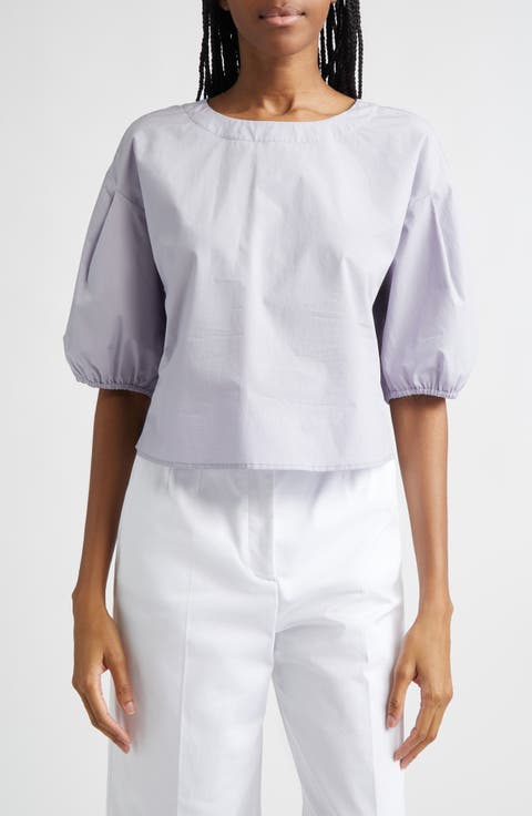 Popeline Boxy Cotton Top