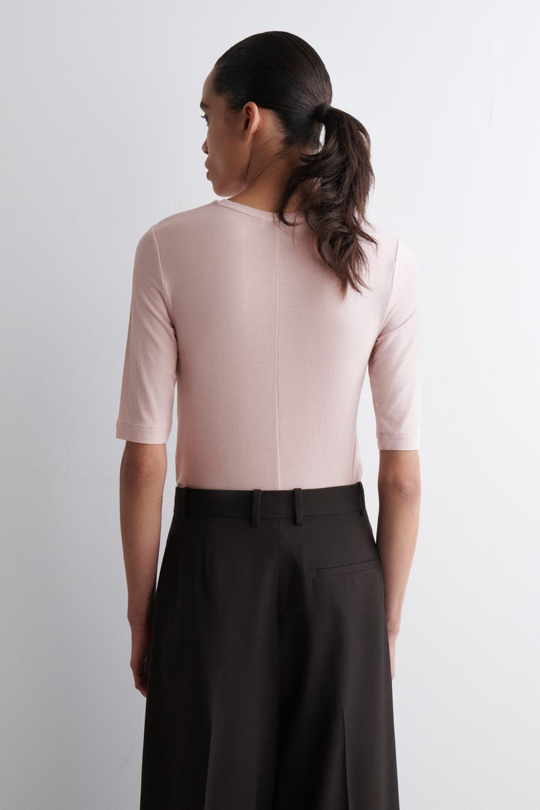 Slim Lightweight T-Shirt, Alternate, color, LIGHT PINK