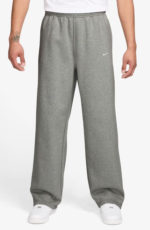 Solo Swoosh Open Hem Fleece Sweatpants