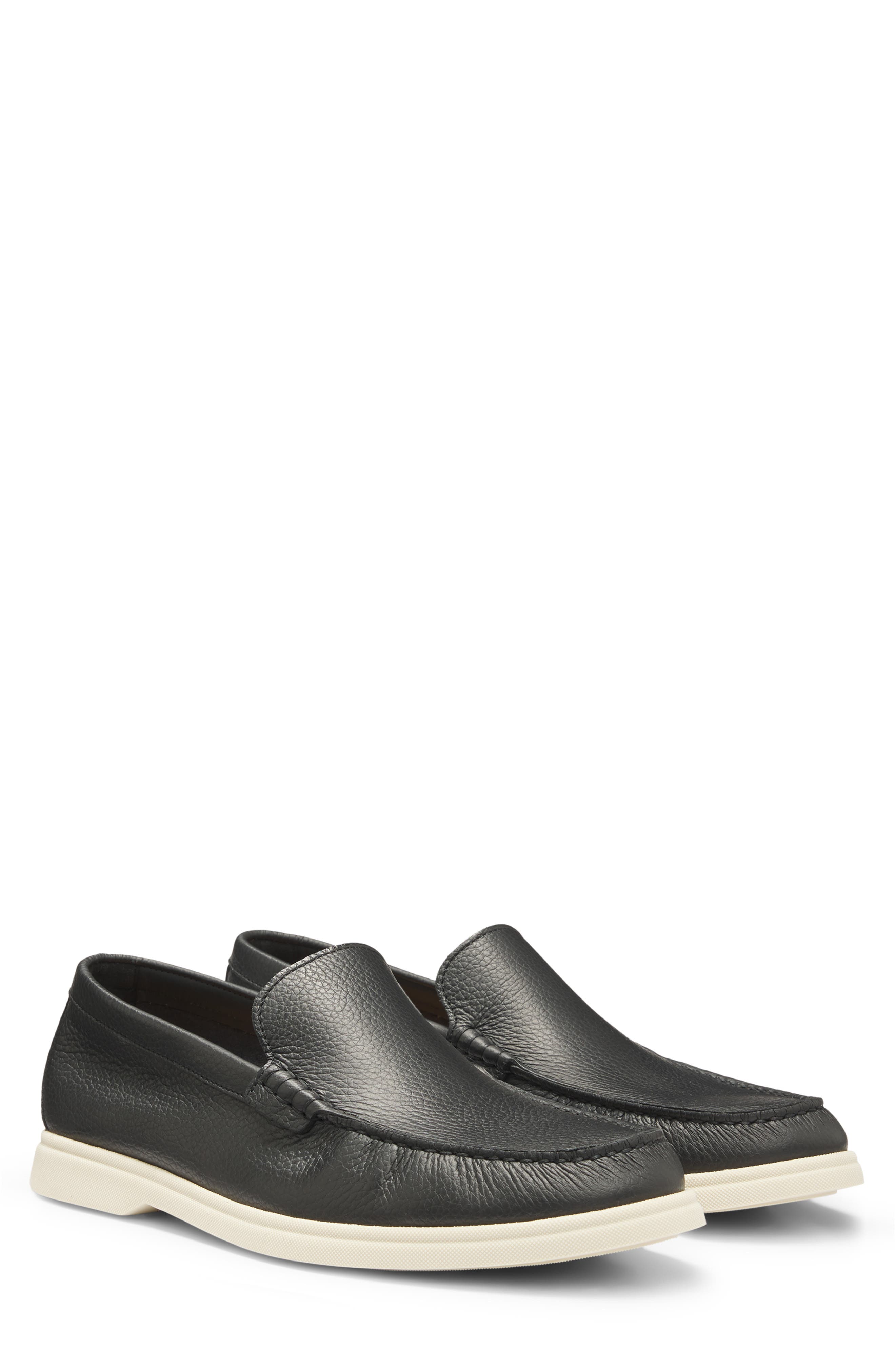 BOSS Sienne Tassel Loafer, Main, color, Black