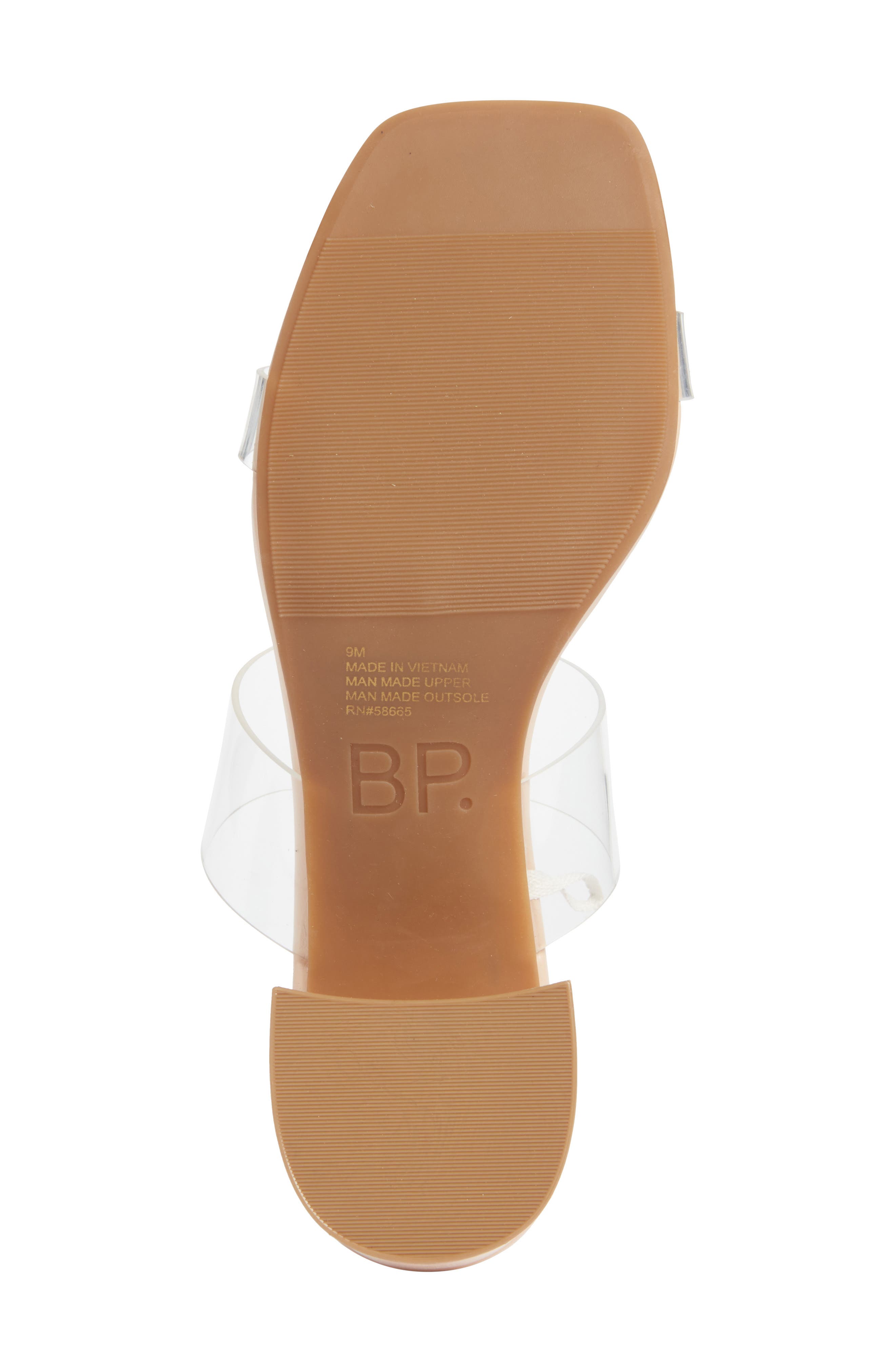 BP. Lulu Block Heel Slide Sandal, Alternate, color, 
